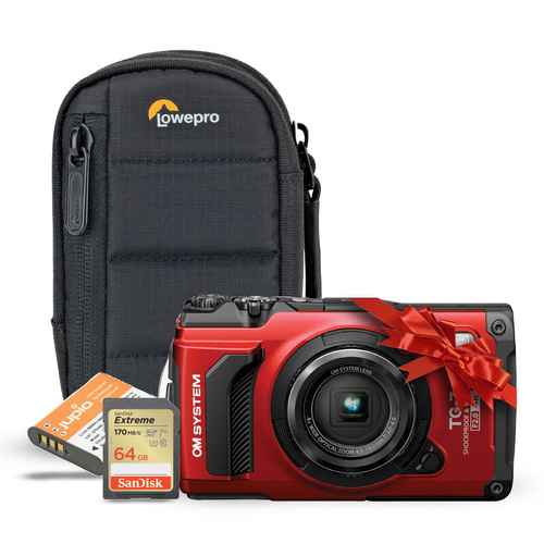 OM SYSTEM Tough TG-7 Adventure Kit (Red)