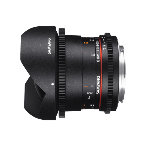 Samyang MF 8mm T3.8 VDSLR II Fisheye APSC Nikon F Mount| Secondhand