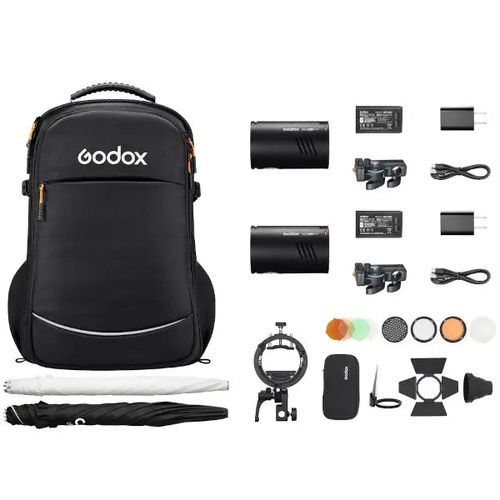 GODOX AD100 PRO II 2 Light Kit inc. Bag 