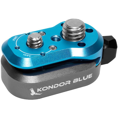 Kondor Blue Mini Lock QR Plate for Professional Camera Workflows - Black