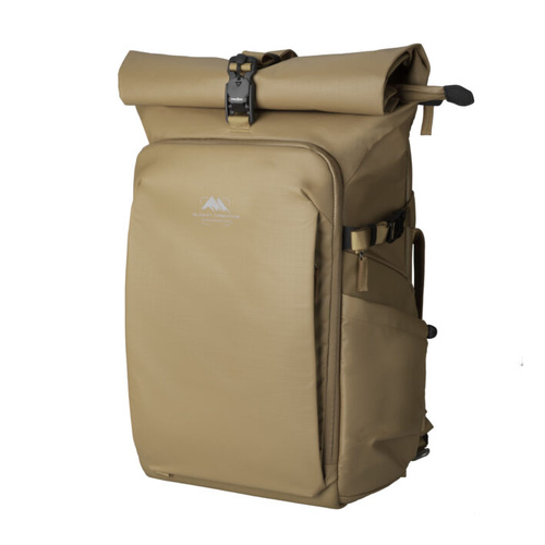 Summit Creative Large Metropolis 32L Roll Top Backpack - CHAMPAGNE