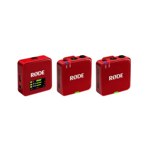 Rode Wireless GO III DUAL RED RX/TX w/Built in Mic (2xTransmitters)