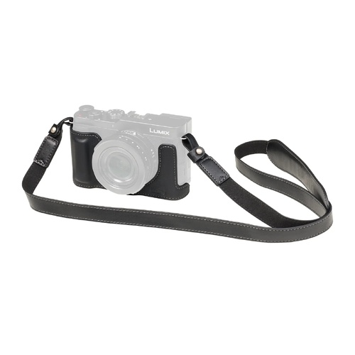 SmallRIG 6274 Leather Half Case Kit for Panasonic LUMIX L10 - BLACK
