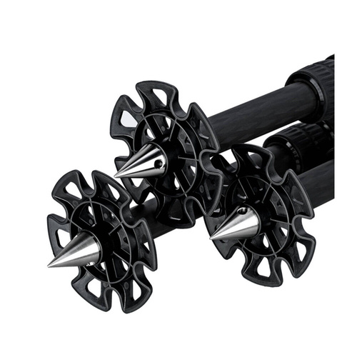 Leofoto TFW Stainless Steel Tripod Spikes with Snow/Sand Shoes for 3/8 Threaded Legs