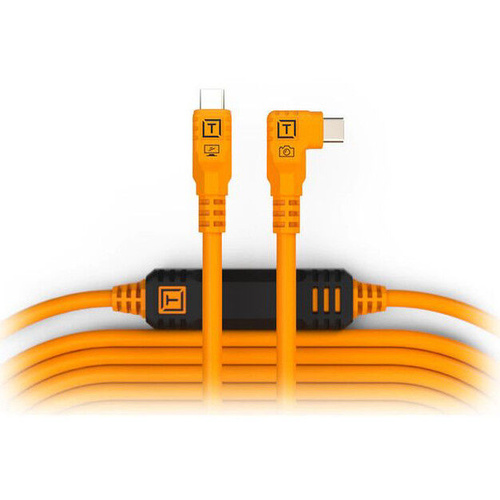 Tether Tools TetherPro Optima 10G USB-C T/Boost Lock Extension 4.8m Orange