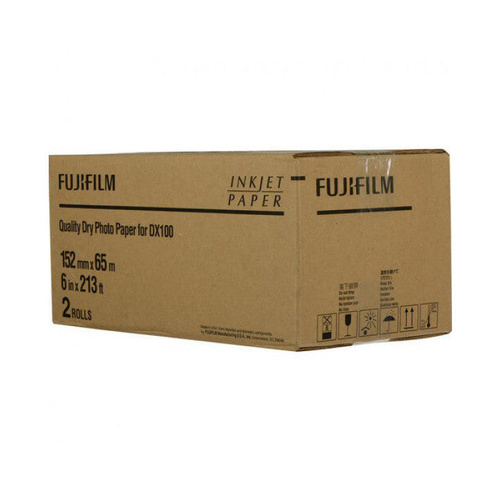 Fuji DX100 6in x 65M Lustre Photo Paper (2 Rolls)