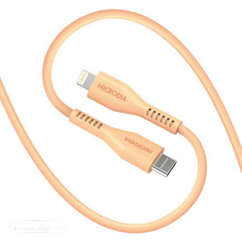 MICRODIA Fruitywire Liquid Silicon PD60W 2.6m USB-C to Lightning Cable