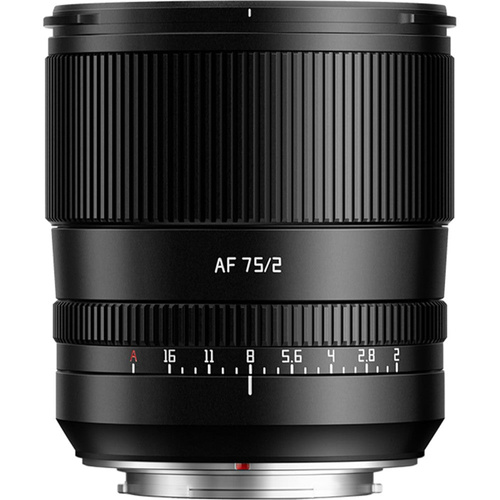 TTArtisan 75mm f/2 AF Fujifilm X Mount Lens Black