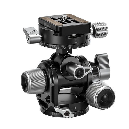 Leofoto G3 50mm 3-Axis Geared Head with BPL-50N Plate