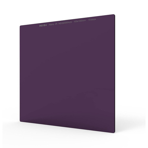Nisi 100x100mm Nano IR Neutral Density Filter - ND32000 (4.5) - 15 Stop Super Stopper