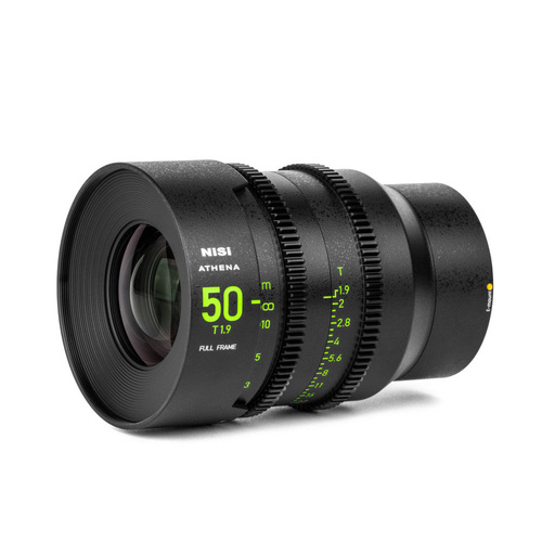 NiSi 50mm ATHENA PRIME Full Frame Cinema Lens T1.9 E Mount