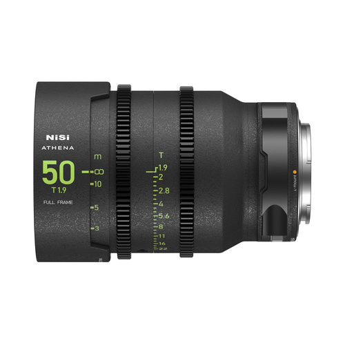 NiSi 50mm ATHENA PRIME Full Frame Cinema Lens T1.9 (L Mount)