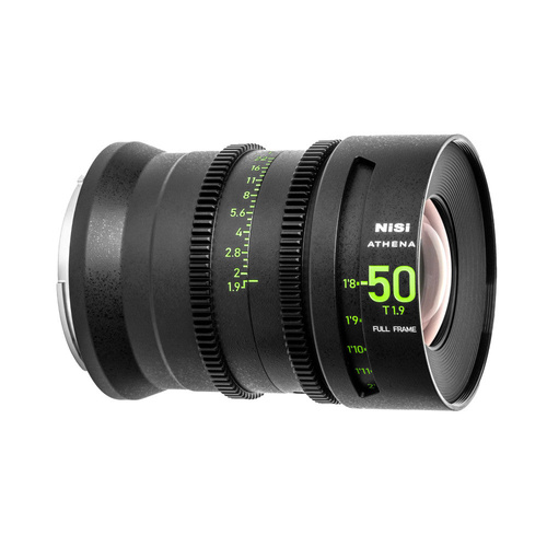 NiSi 50mm ATHENA PRIME Full Frame Cinema Lens T1.9 G Mount (No Drop In Filter)