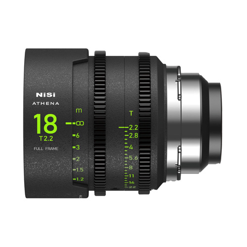 NiSi 18mm ATHENA PRIME Full Frame Cinema Lens T2.2 (PL Mount)