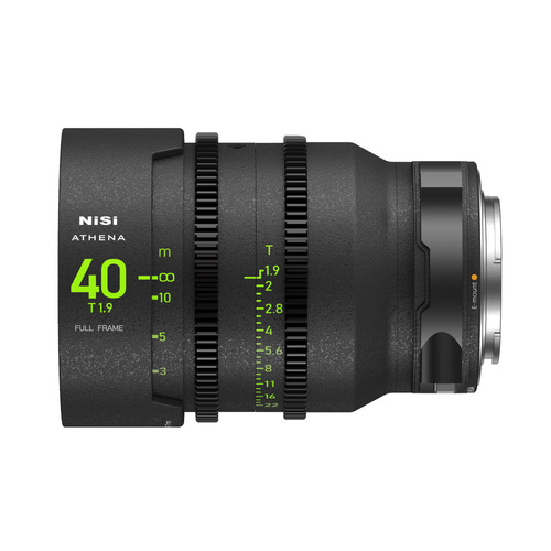 NiSi 40mm ATHENA PRIME Full Frame Cinema Lens T1.9 (E Mount)