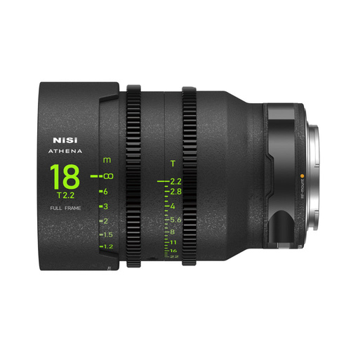 NiSi 18mm ATHENA PRIME Full Frame Cinema Lens T2.2 (RF Mount)