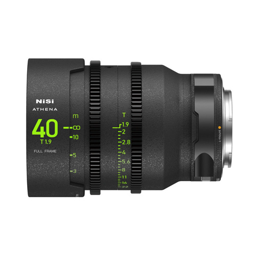 NiSi 40mm ATHENA PRIME Full Frame Cinema Lens T1.9 (L Mount)
