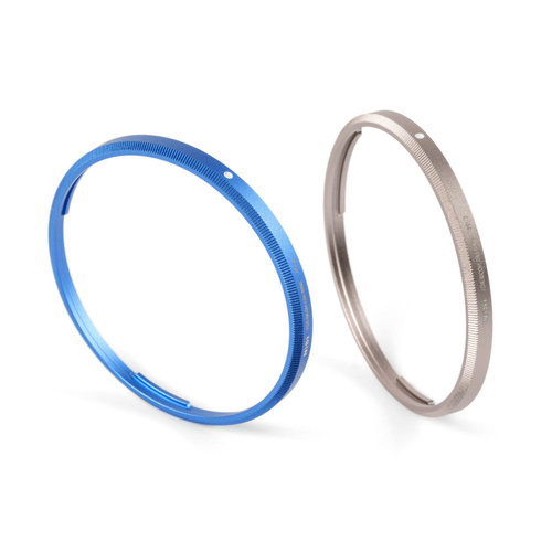 NiSi Ring Cap Kit for Ricoh GR IV (Royal Blue & Titanium Gray)