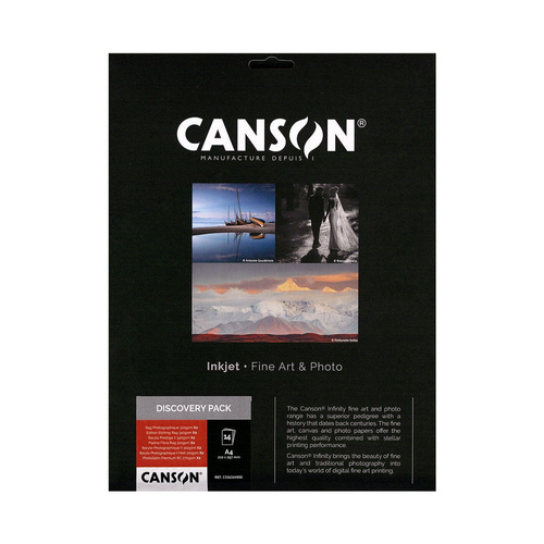 Canson Fine Art & Photo 2 Sheet Discovery Pack 14 Sheets