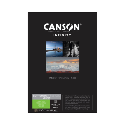 Canson Somerset Enhanced 225gsm A3+ 25 Sheet