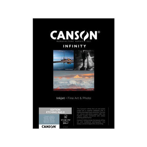 Canson EDITION ETCHING RAG II 310GSM A3 25 Sheets