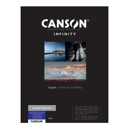 Canson Platine Fibre Rag 310GSM 5x7 Inches 25 Sheets