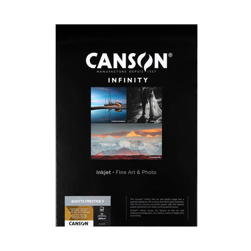 Canson BARYTA PRESTIGE II 340GSM A2 x 25 Sheets