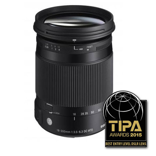 Sigma 18-300mm F/3.5-6.3 DC Macro OS HSM Contemporary Lens - Canon Mount