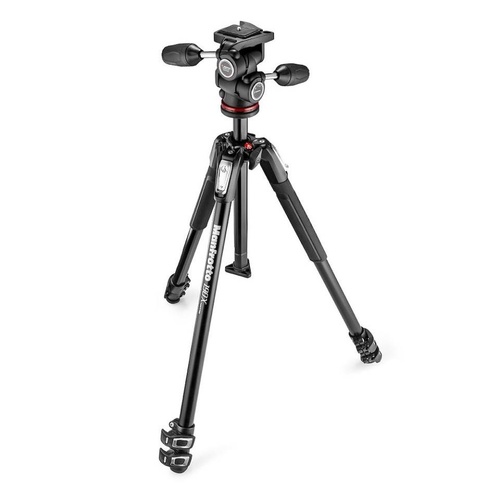 Manfrotto MK190X3-3W1 Aluminium Tripod with 804 MkII 3-Way Pan/Tilt Head