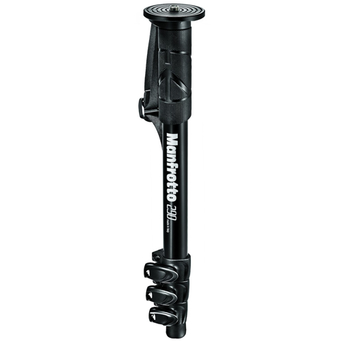 Manfrotto 4 Section Aluminium Monopod (Black) - MM290A4