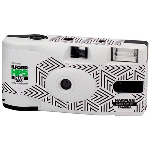 Ilford HP5  Single Use Camera B&W 27 EXP White
