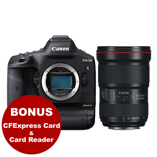 Canon EOS 1DX III + EF 16-35mm F2.8L III USM Lens