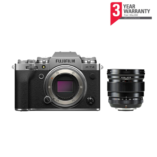 Fujifilm X-T4 Silver + XF16mm F1.4 lens