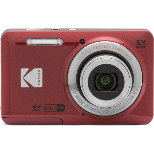 Kodak FZ55 Friendly Zoom Compact Camera - Red