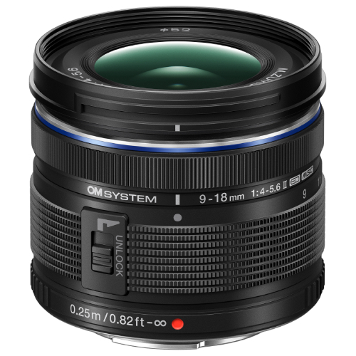 OM SYSTEM M.Zuiko Digital ED 9-18mm f/4-5.6 II Lens