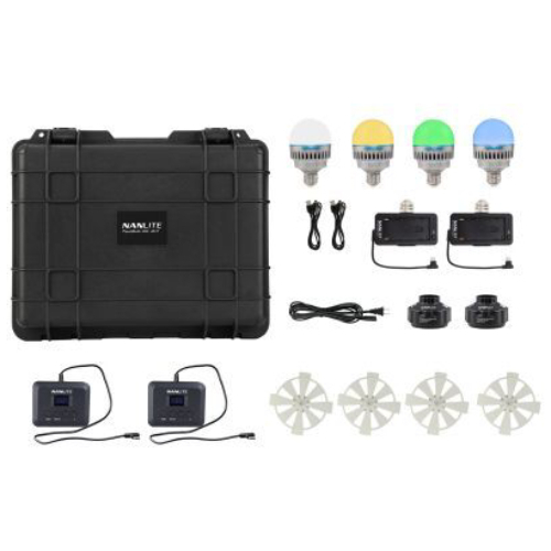 Nanlite PavoBulb 10C RGB LED E27 Bulb - 4 Kit