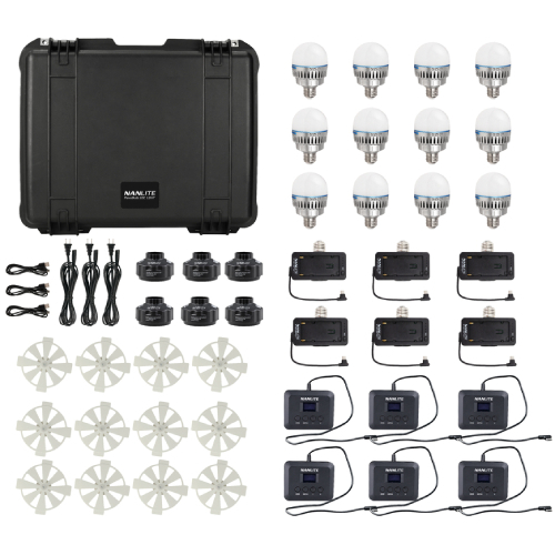 Nanlite PavoBulb 10C RGB LED E27 Bulb - 12 Kit