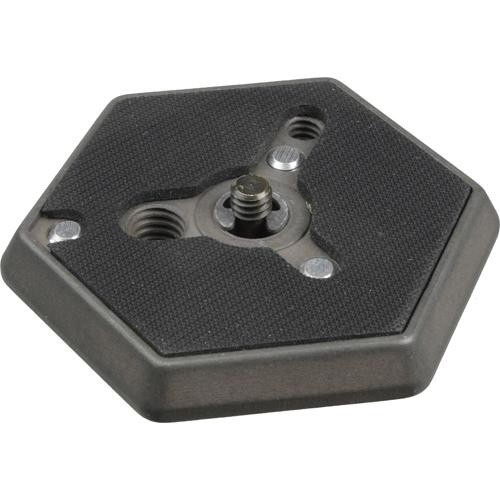 Manfrotto 130-14 Hexagonal Quick Release Plate - Flat Bottomed with 1/4"-20 Screw