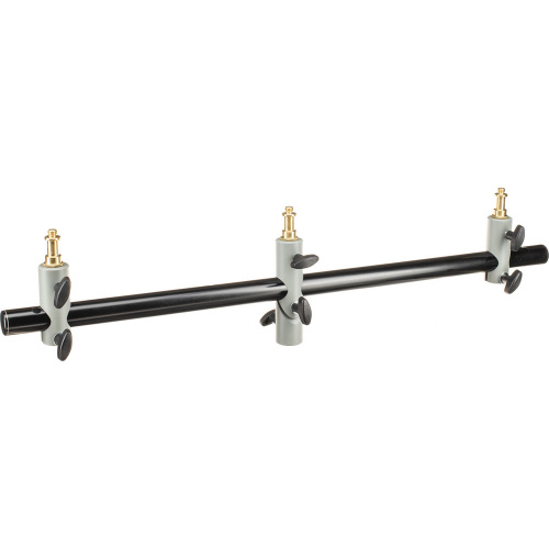 Manfrotto 154 Triple Microphone Holder Bar - Black
