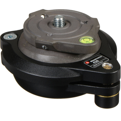 Manfrotto 438 Compact Leveling Head - Ball Camera Leveler - Supports - 15kg