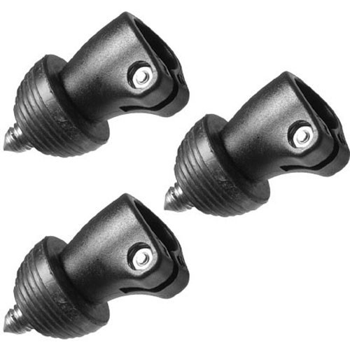 Manfrotto 440SPK2 Stainless Steel Retractable Spiked Feet Adapter - Set of 3