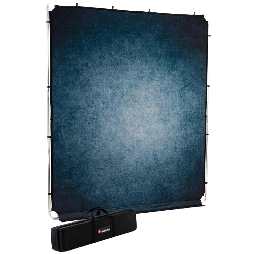 Manfrotto LL LB7922 EzyFrame Vintage Background Kit - 6.5 x 7.5', Ink