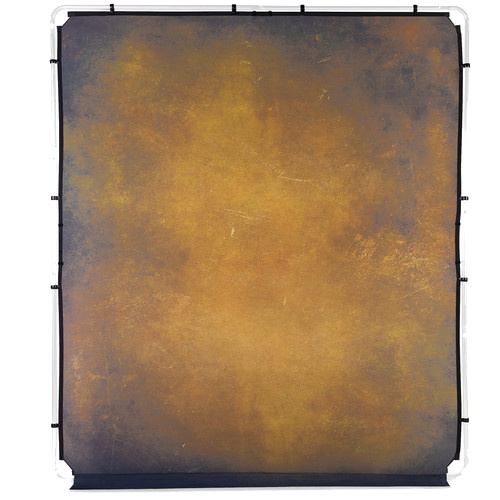 Manfrotto LL LB7927 EzyFrame Vintage Background Cover 6.5 x 7.5' - Tobacco