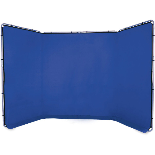 Manfrotto LL LB7943 Panoramic Background Kit - Chromakey Blue, 13 x 7.5'