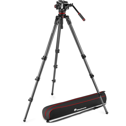 Manfrotto MVK504XCTALL 504X Fluid Video Head with 536 Carbon Fiber Tripod