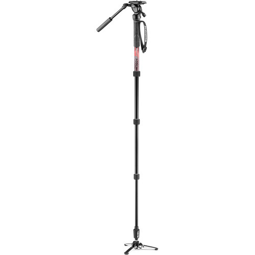 Manfrotto MVMELMIIA4LIVE Element MII Video Monopod with Live Fluid Head