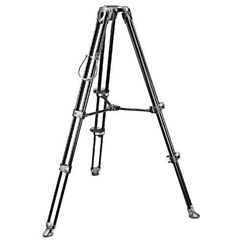 Manfrotto MVT502AM Video Tripod, Aluminium Telescopic-twin Leg