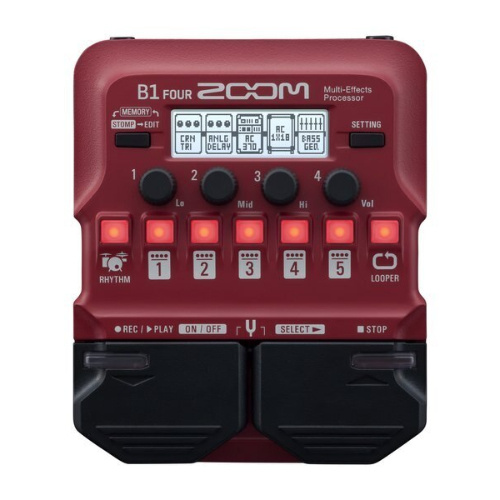 Zoom B1 Four Bass Multi-Effects Pedal