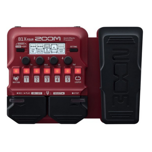 Zoom B1X Four Bass Multi-Effects Pedal