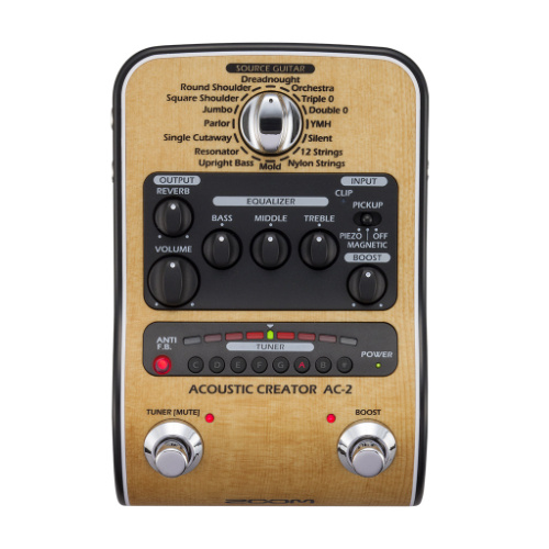 Zoom AC-2 Acoustic Creator Effects and Amp Simulator